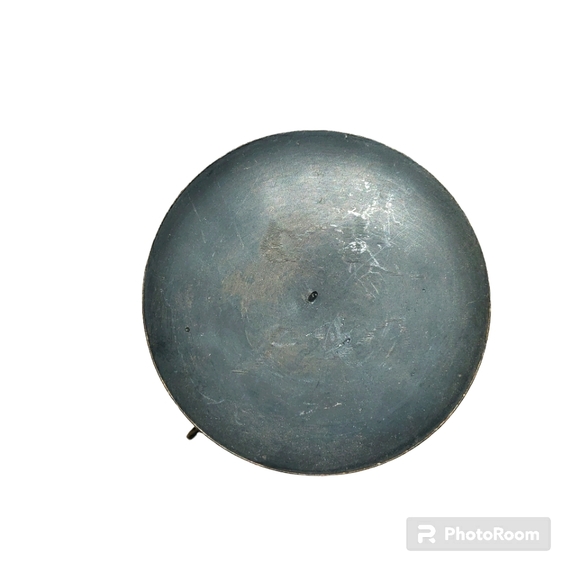 Vintage Black Medium Wrought Iron Pillar Candle Holder - Picture 5 of 11